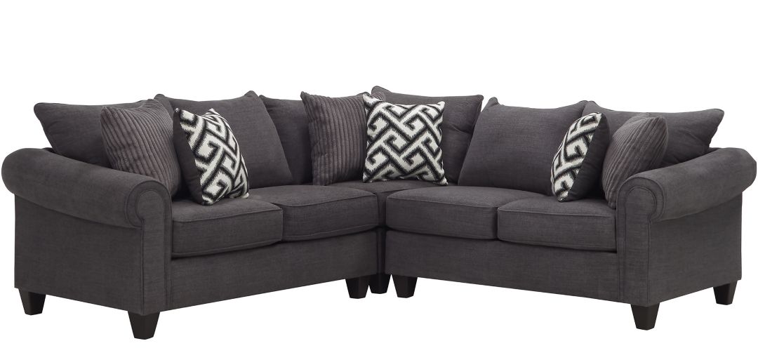 Piper 3-pc. Chenille Sectional Sofa