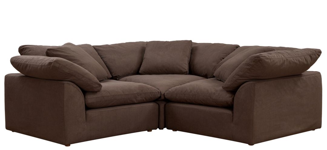 221277820 Puff Slipcover 3-pc. Sectional sku 221277820
