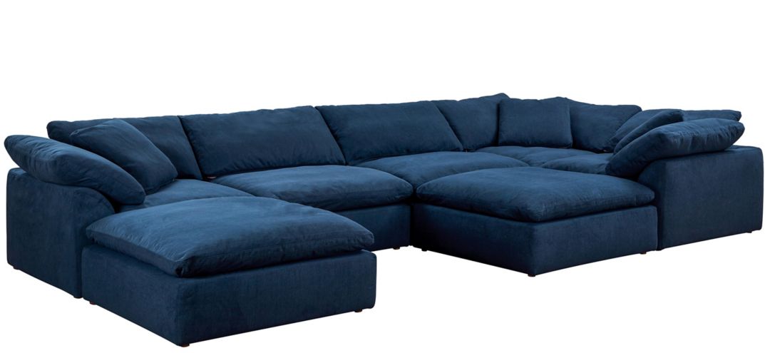 296273450 Puff Slipcover 7-pc. Sectional sku 296273450
