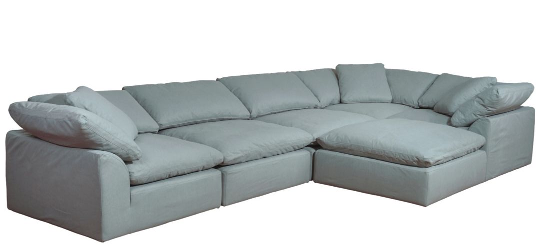 296299794 Puff Slipcover 6-pc. Sectional sku 296299794