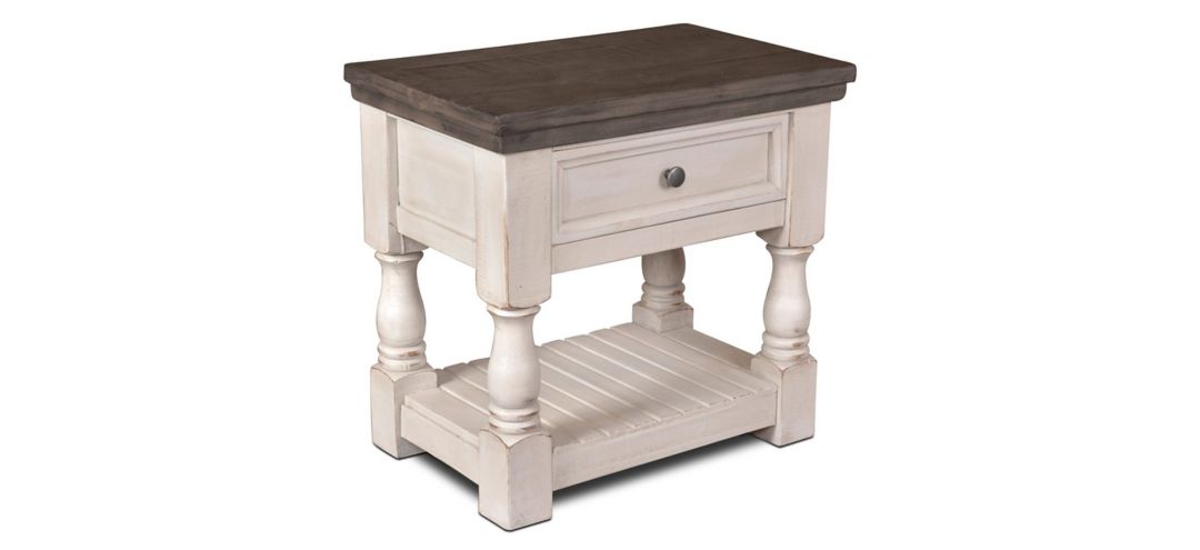 Sunset Trading Rustic French Bedroom Nightstand