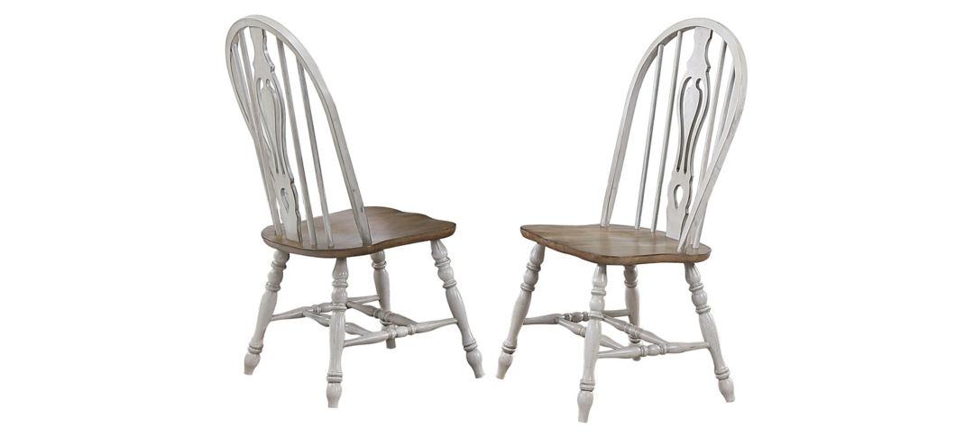 Country Grove Keyhole Dining Chair- Set of 2