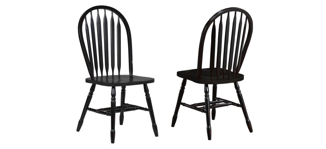 Arrowback Dining Chair Set of 2