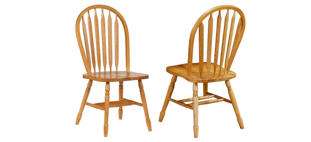 Arrowback Dining Chair Set of 2