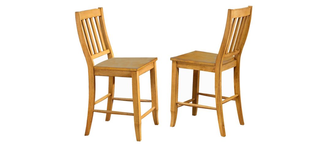 745354931 School House 24 Barstool Set of 2 sku 745354931