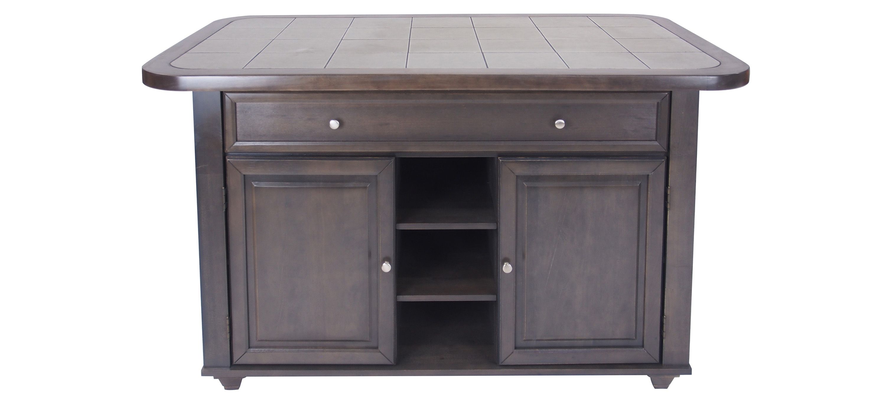 Shades of Gray Kitchen Island