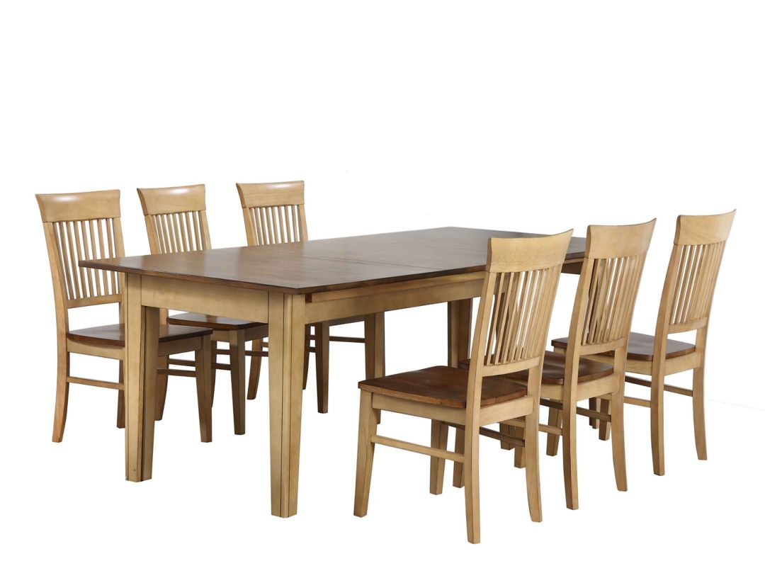 Brook 7-pc. Dining Set w/ Fancy Chairs
