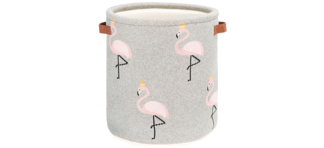 Flora Flamingo Basket