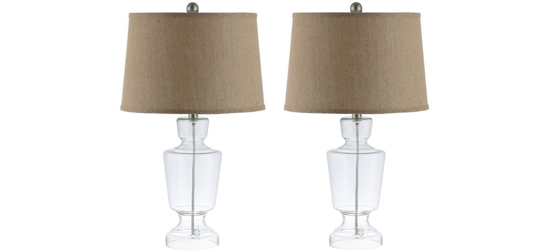 110336720 Nadine Glass Table Lamp Set sku 110336720