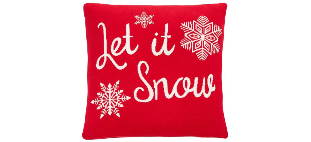 Holiday Snowfall Pillow