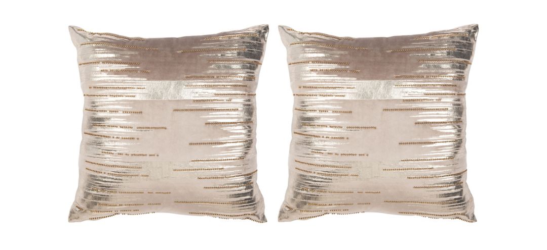 Embellished Prasla Accent Pillow Set - 2 Pc.
