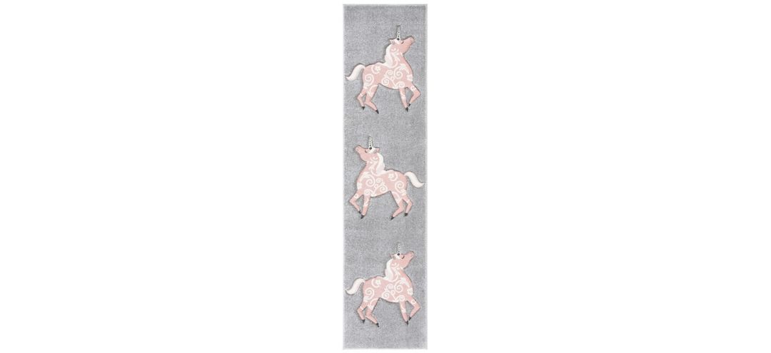 Carousel Unicorn Kids Runner Rug