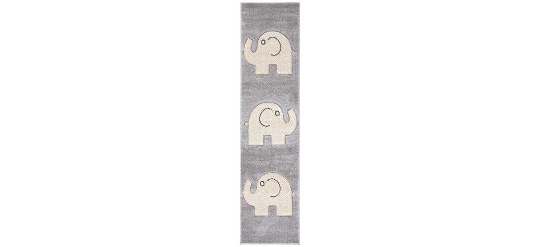 Carousel Baby Elephant Kids Runner Rug