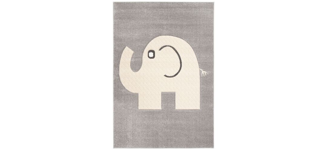 Carousel Baby Elephant Kids Area Rug