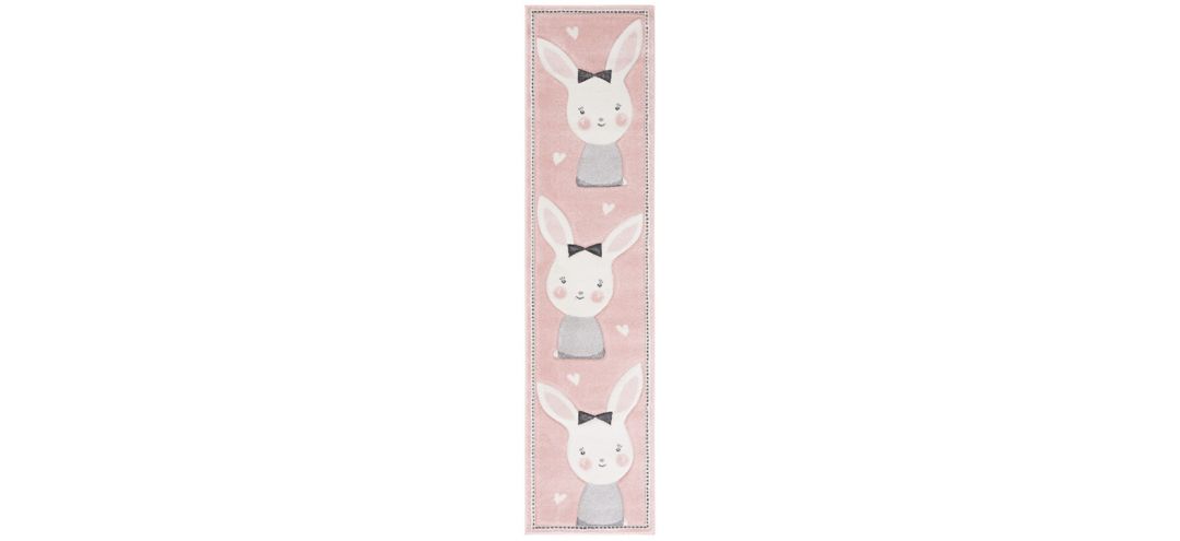 Carousel Bunny Kids Runner Rug