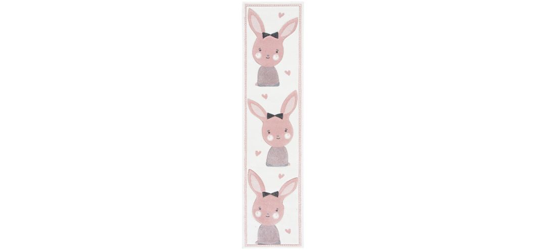 Carousel Bunny Kids Runner Rug