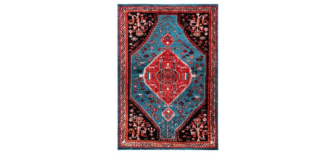 170201050 Vintage Hamadan Turquoise Area Rug sku 170201050