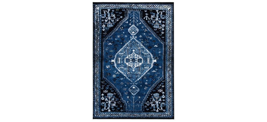 170208010 Vintage Hamadan Blue Area Rug sku 170208010