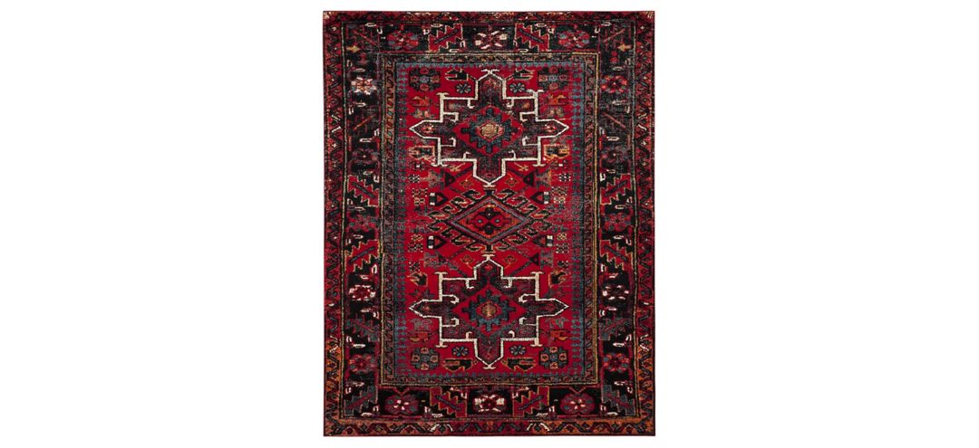 Darius Red Area Rug