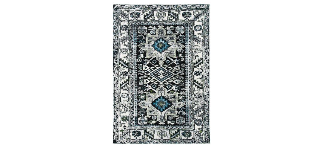 Darius Dark Grey Area Rug