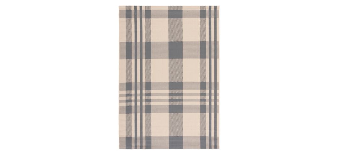 Courtyard Plaid Indoor/Outdoor Area Rug