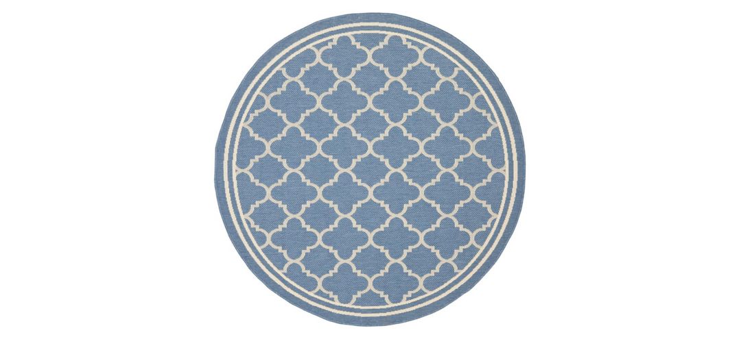 171069180 Courtyard Pathway Indoor/Outdoor Area Rug Round sku 171069180