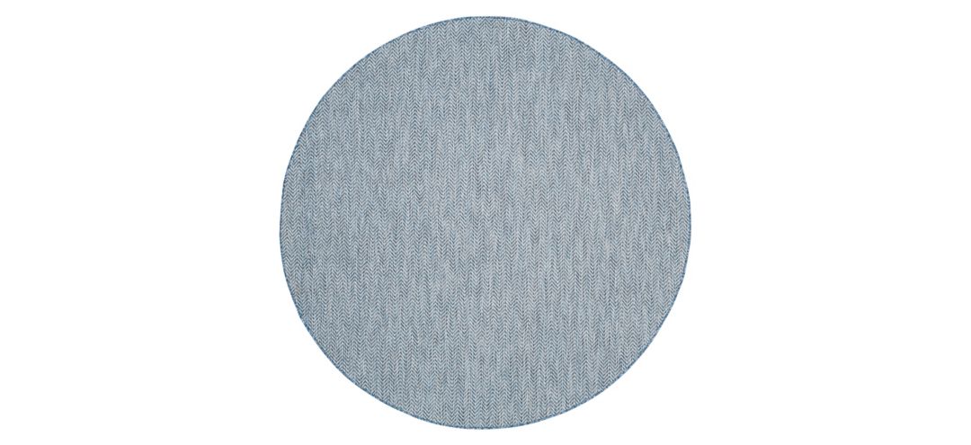 Courtyard Diamond Tile Indoor/Outdoor Area Rug Round