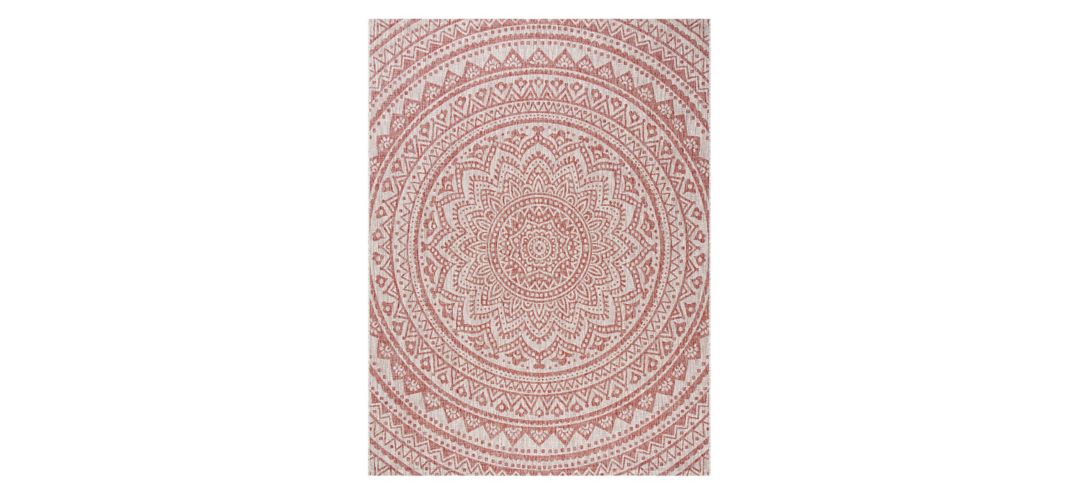 171087340 Courtyard Mandala Indoor/Outdoor Area Rug sku 171087340