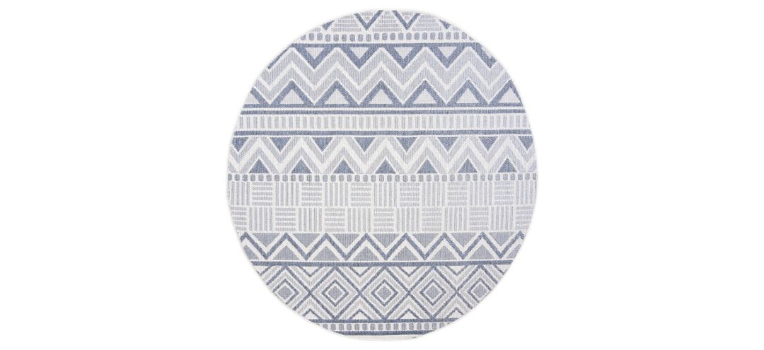 Bermuda Geometric Indoor/Outdoor Round Area Rug