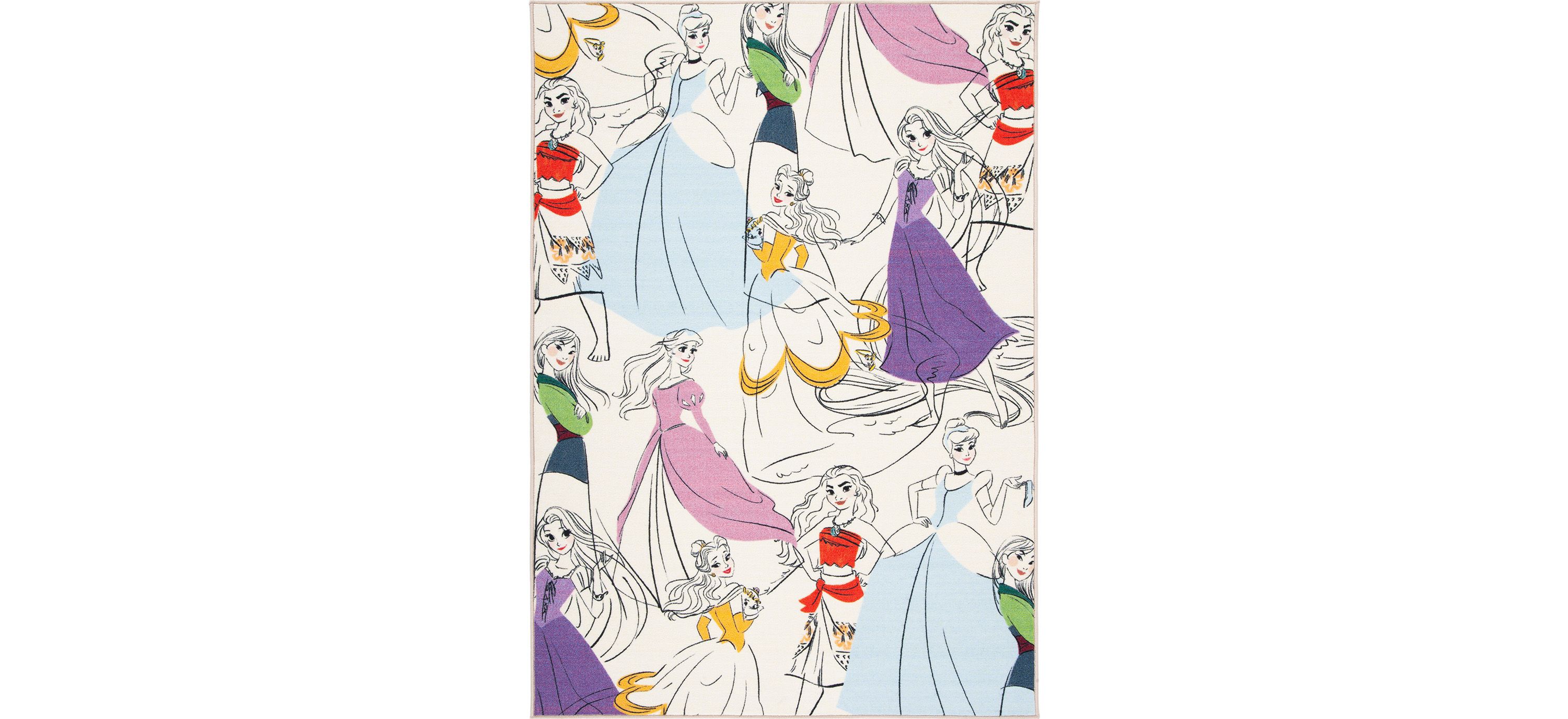 DSN512A-5 Disney Princess Area Rug sku DSN512A-5