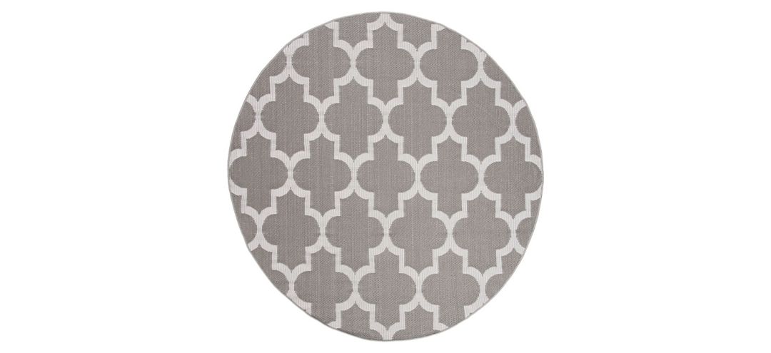 Bermuda Trellis Indoor/Outdoor Round Area Rug