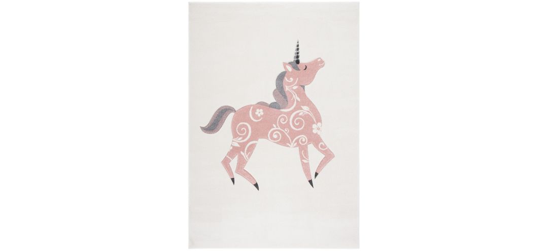 171163280 Carousel Unicorn Kids Area Rug sku 171163280