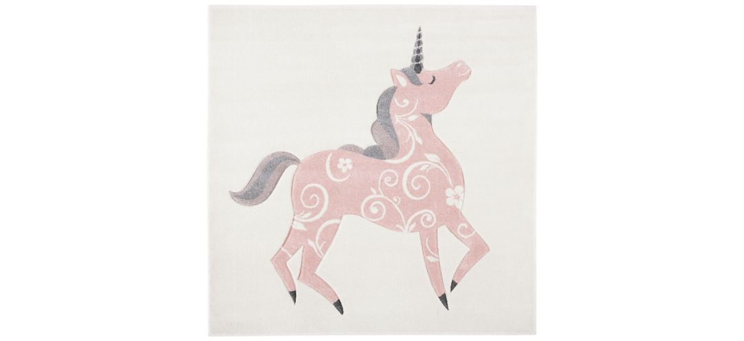 Carousel Unicorn Kids Area Rug