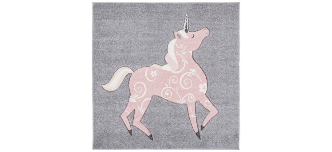 Carousel Unicorn Kids Area Rug