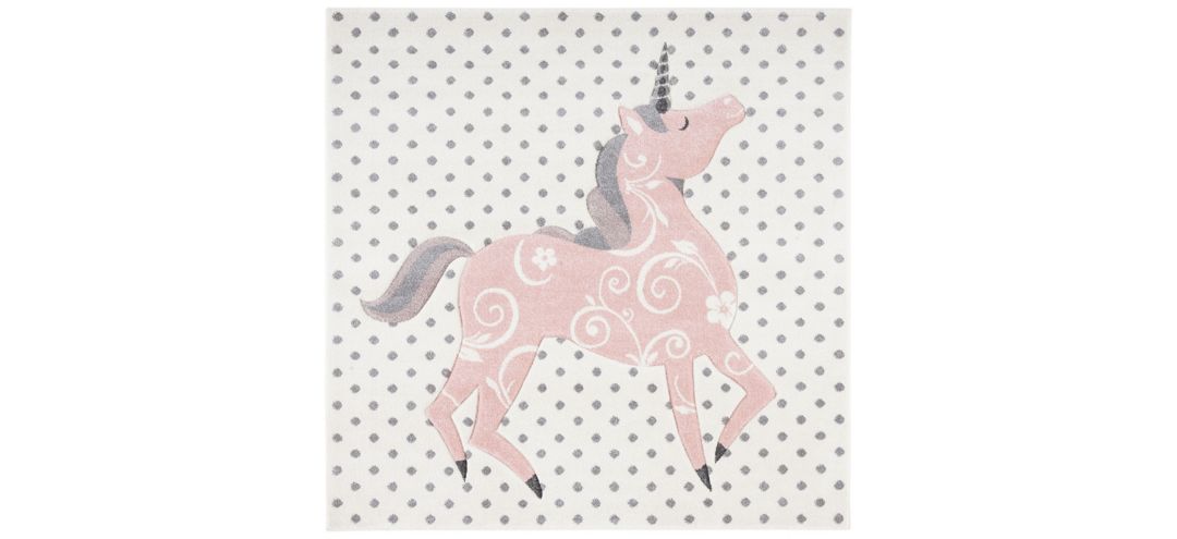 171163550 Carousel Unicorn Kids Area Rug sku 171163550