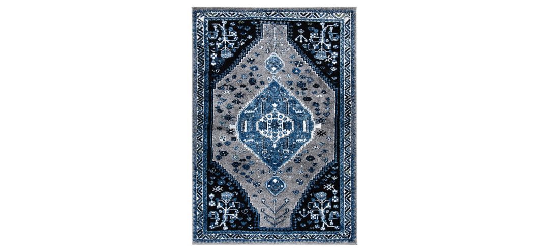 171201300 Vintage Hamadan Blue Area Rug sku 171201300