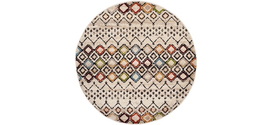 171201851 Halen Ivory Area Rug Round sku 171201851