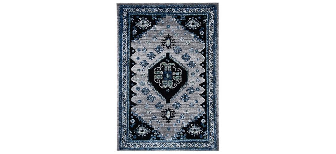 Medes Blue Area Rug