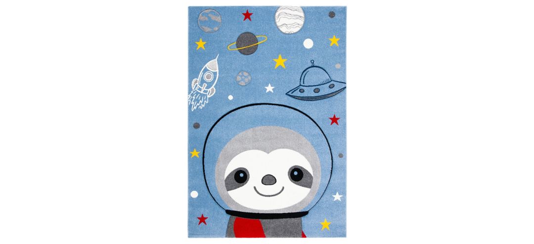 Carousel Sloth Kids Area Rug