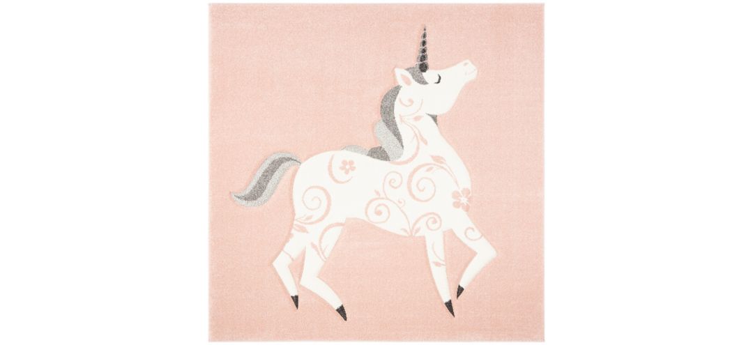 171216350 Carousel Unicorn Kids Area Rug sku 171216350