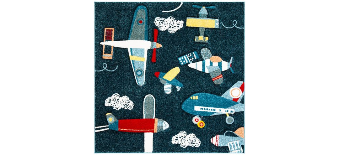 171216750 Carousel Planes Kids Area Rug sku 171216750