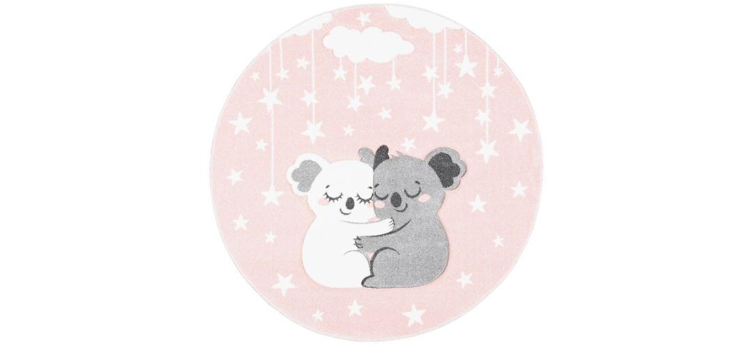 171219560 Carousel Koala Kids Area Rug Round sku 171219560