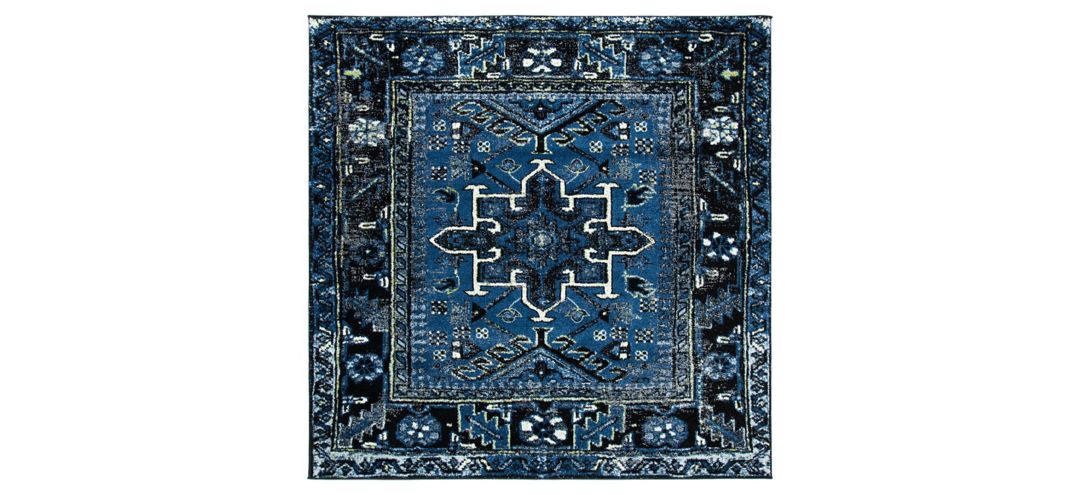 171224220 Darius Blue Area Rug Square sku 171224220