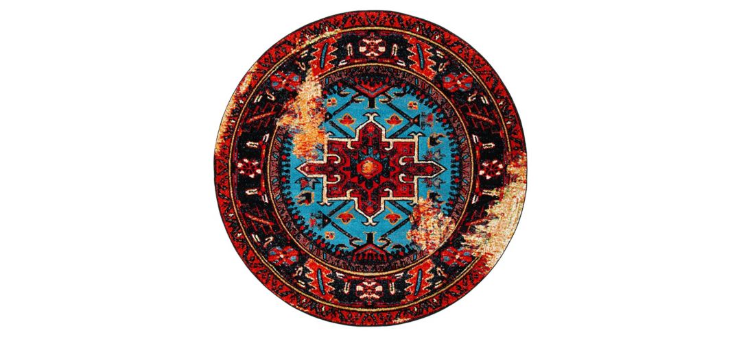 171224620 Darius Red Area Rug sku 171224620