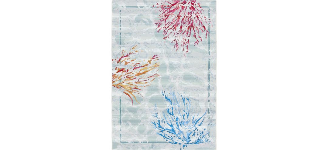 171253581 Barbados Coral Indoor/Outdoor Area Rug sku 171253581