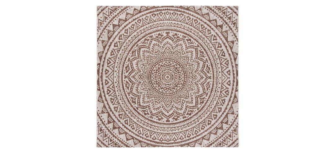 171287340 Courtyard Mandala Indoor/Outdoor Area Rug sku 171287340