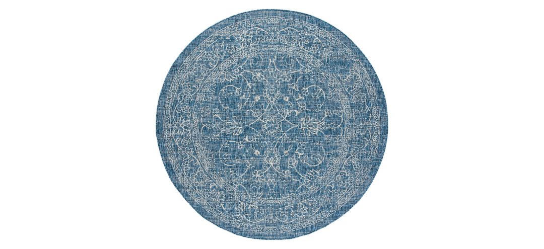 171308680 Courtyard Pacific Indoor/Outdoor Area Rug Round sku 171308680