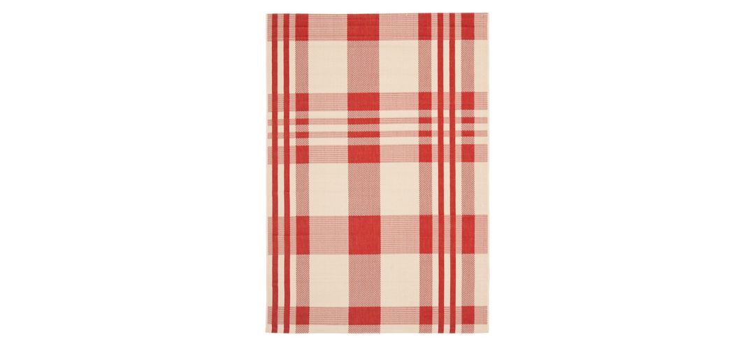 Courtyard Plaid Indoor/Outdoor Area Rug