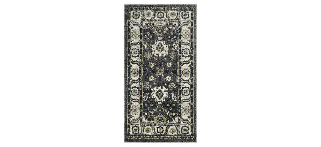 Avicenna Dark Grey Area Rug