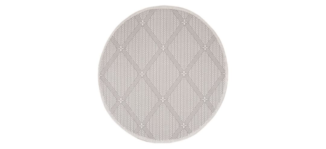 Bermuda Wide Diamond Indoor/Outdoor Round Area Rug